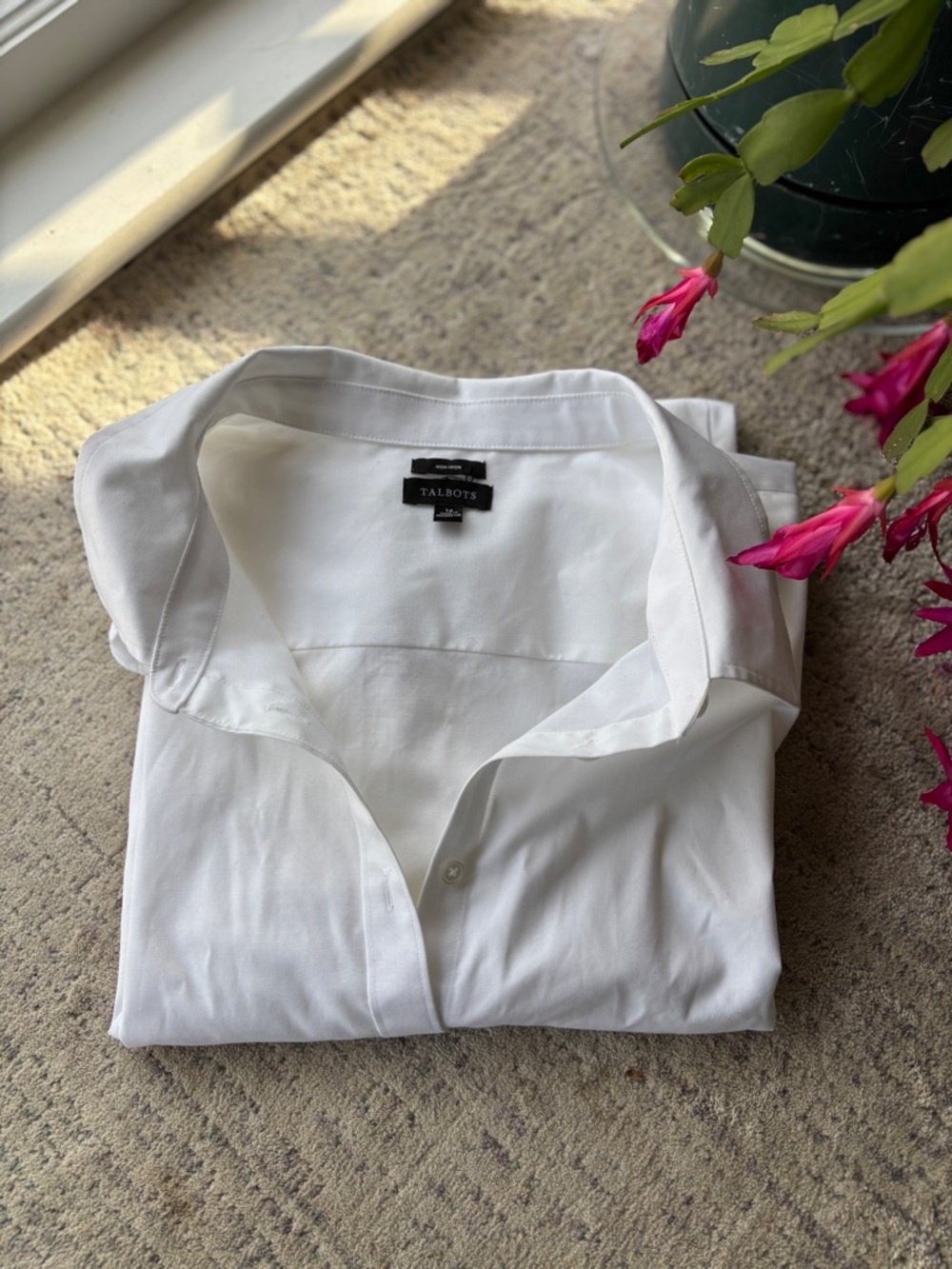Talbots White Women’s Dress Shirt